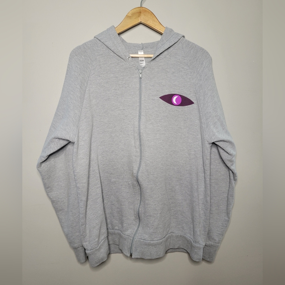 Gray Welcome to Night Vale Zip-Up Hoodie - Topatoco